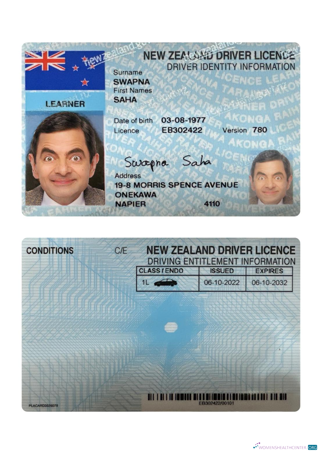 download New Zealand driving license 2022 present